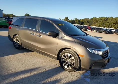 2021 Honda Odyssey Exl z USA, uszkodzony, nr VIN 5FNRL6H72MB002312